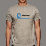 Stylish CSS Developer: Craft Your Web Men's T-Shirt