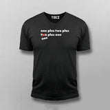 One Plus Two Plus Cube Maths Funny T-shirt For Men