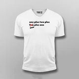 One Plus Two Plus Cube Maths Funny T-shirt For Men