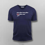 One Plus Two Plus Cube Maths Funny T-shirt For Men