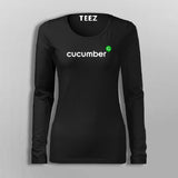 Cucumber Framework Full Sleeve T-Shirt For Women Online