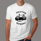 Solution for pollution Bicycling Men’s T-Shirt