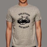 Solution for pollution Bicycling Men’s T-Shirt