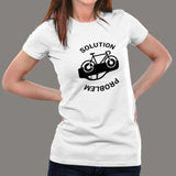 Solution for pollution Bicycling Women’s T-Shirt online