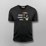 Desi Chai V-Neck T-shirt For Men Online