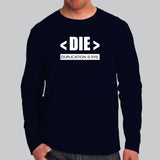 Duplication Is Evil Men's Coder Tee
