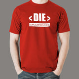 Duplication Is Evil Men's Coder Tee