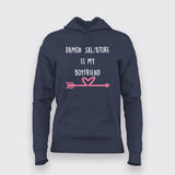 Damon Salvatore Is My Boyfriend Women's Vampire Diaries T-Shirt