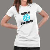 Digital Overload Women's T-Shirt - Navigate the Tech Maze