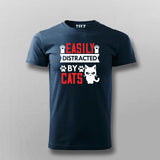 EASILY DISTRACTED BY CATS T-shirt For Men