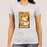 Doge Wow Poster Meme Women's T-shirt