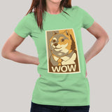 Doge Wow Poster Meme Women's T-shirt