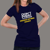 Embedded Engineer Calm Tee for Women - Tech Professional