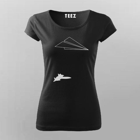 Dream Paper Flight Funny T-shirt For Women Online teez