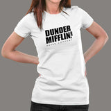 Dunder Mifflin INC Paper Company T-Shirt For Women