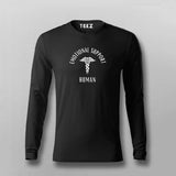 Emotional Support Human T-shirt Full Sleeve For Men Online Teez