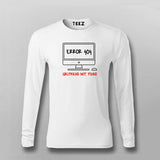 Error 404 Girlfriend Not Found Funny T-shirt For Men