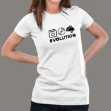 Evolution of Data Storage Computer Science T-Shirt For Women
