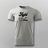 FIGHT LIKE A NURSE Profession T-shirt For Men Online India
