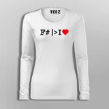 F Sharp T-Shirt For Women