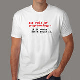 First Rule Of Programming Men's T-Shirt India