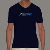 Frontend Testing Men’s Profession V-Neck T-Shirt Online India