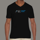 Frontend Testing Men’s Profession V-Neck T-Shirt India