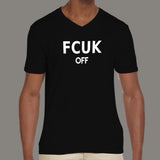 FCUK off Men's funny v neck  T-shirt online india