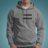 Funny Coding Relationship Status Pun Code Programmer Hoodies India