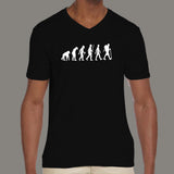 Trekking Evolution Men’s v neck T-shirt online india