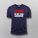 G code Is My 2nd Language Programmer T-shirt For Men