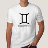 Gemini Zodiac Sign T-Shirt – Dynamic & Dual Men's Tee