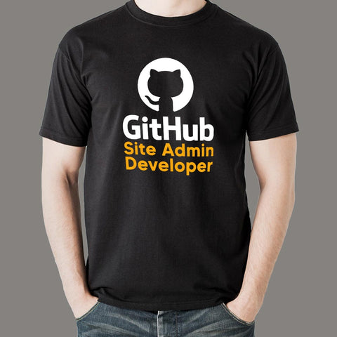 GitHub Site Admin Developer Men’s Profession T-Shirt Online India