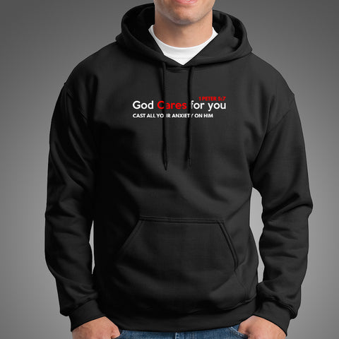 God Cares For You Hoodies For Men Online India