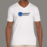 Godot V-Neck T-Shirt For Men India