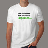 Great Developers Funny Programmers T-Shirt For Men India