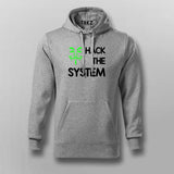 HACK THE SYSTEM Programming Hoodies For Men