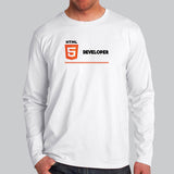 Html Developer Men’s Career Full Sleeve T-Shirt India