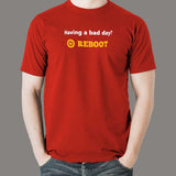 Having a Bad Day? Hit Reboot T-Shirt for Techies