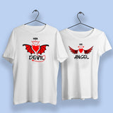 Her Devil His Angel Couple T-Shirts Online