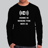 Home Is Where The Wifi Is - Remote Work Men's Tee
