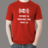 Home Is Where The Wifi Is - Remote Work Men's Tee