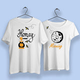 Honey Mooning Couple T-Shirts Online India