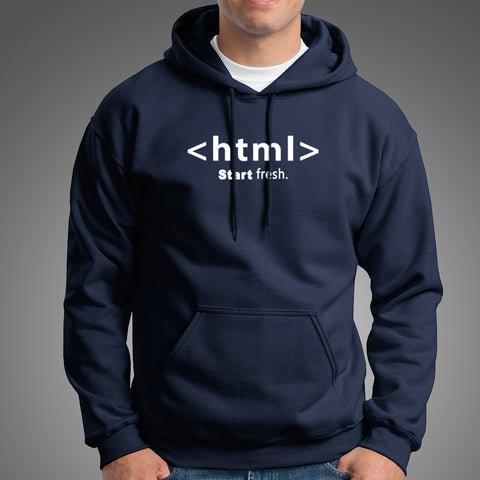 Start Fresh Opening Html Tag Hoodies For Men Online India