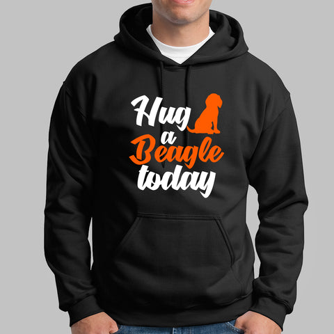 Hug A Beagle Today Hoodies For Men Online India