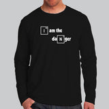 I Am The Danger Breaking Bad Full Sleeve T-Shirt For Men Online India