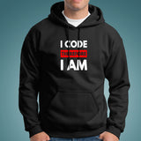 I Code Therefore I Am Men's T-Shirt - Existential Coder