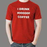 I Drink Black Coffee Men's Programmer Shirt