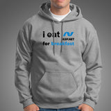 I Eat Asp.net For Breakfast Funny Programmer T-Shirt For Men