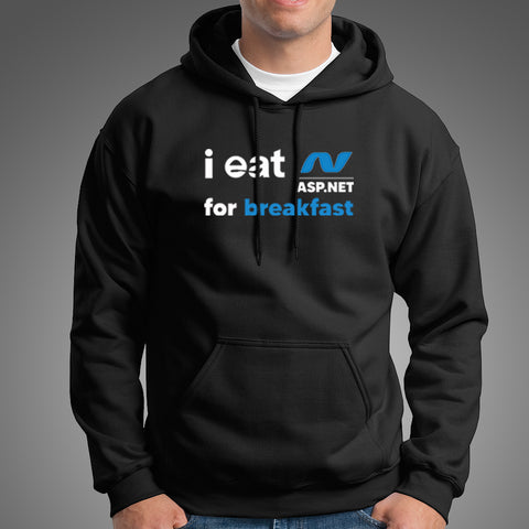 I Eat Asp.net For Breakfast Funny Programmer Hoodies For Men Online India